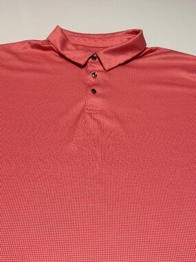 Mens Ben Hogan Coral Pink Performance Golf Shirt Size 3XL